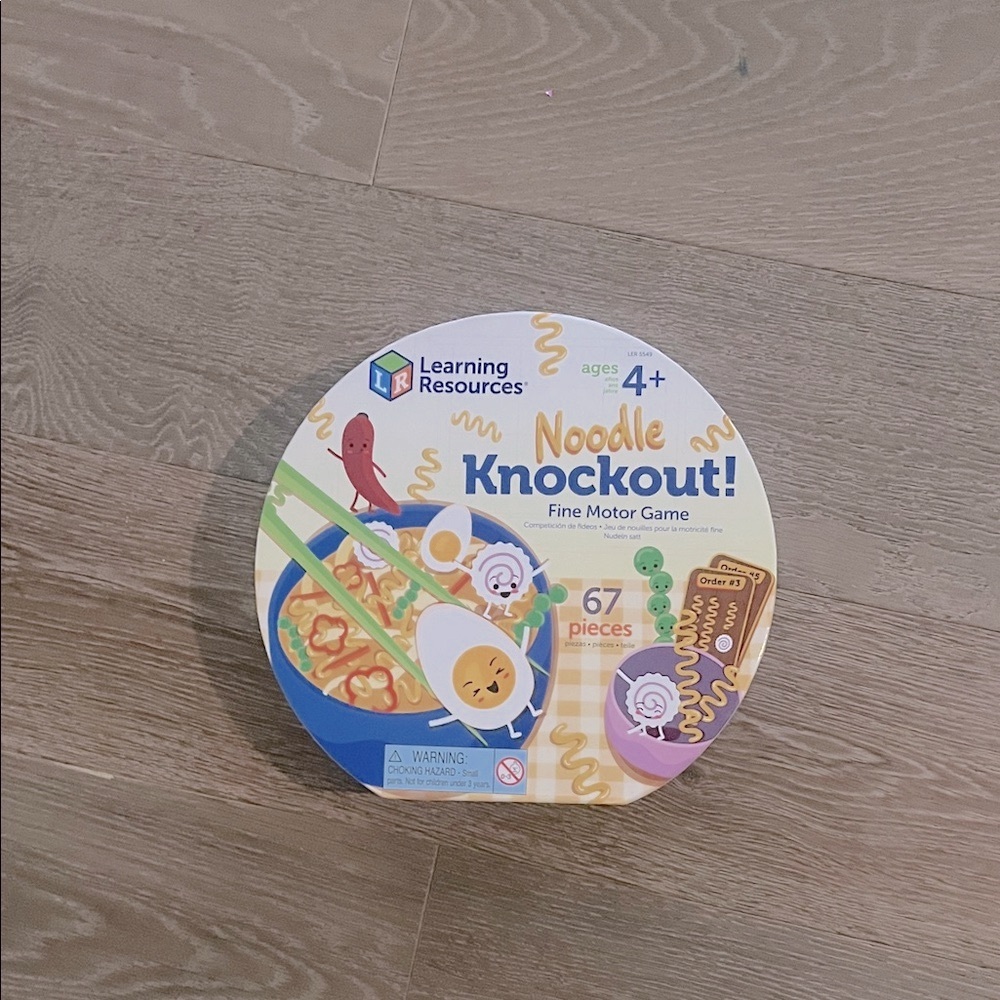 Learning Resources Noodle knockout Fine motor Game. NWT.